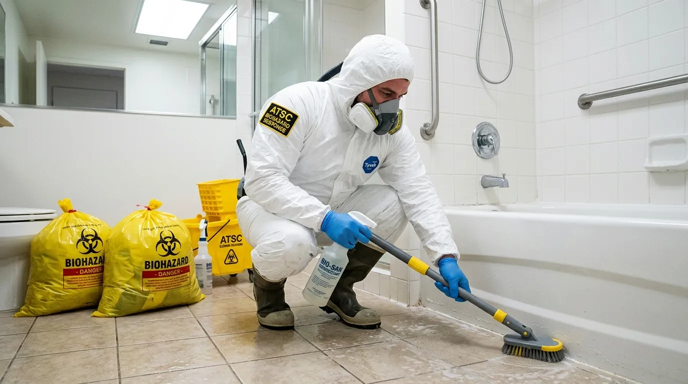 Decontamination equipment deployed for Blood Cleanup in Enchanted Lake